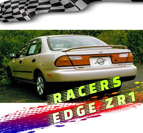 RacersEdgeZR1 1995-1998 Mazda Protege Custom Style ABS Spoilers RE14LM-29