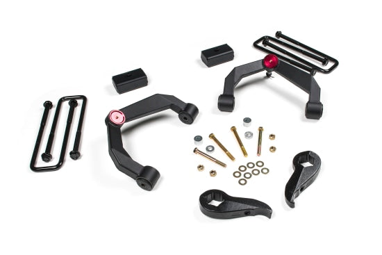 Zone OffRoad 2011-2019 Chevrolet Silverado GMC Sierra 2500HD 3500HD 3 inch UCA Lift Kit with Overloads ZONC38