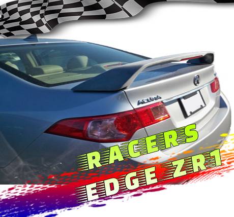 RacersEdgeZR1 2013 Acura TSX Custom Style ABS Spoilers RE26L-9