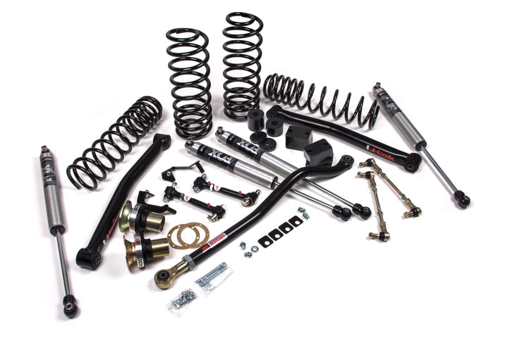 JKS 2018-2022 Jeep Wrangler JL 4dr J-Lander 3.5" Lift Kit With Fox Adventure Series Shocks JSPEC130KFA