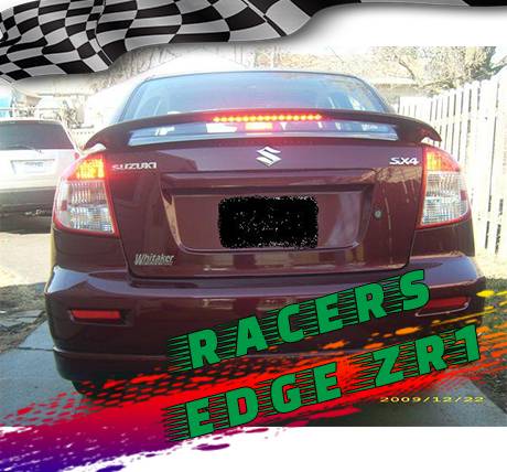 RacerEdgeZR1 2008-2012 Suzuki SX4 Custom Style ABS Spoilers RE507N-6