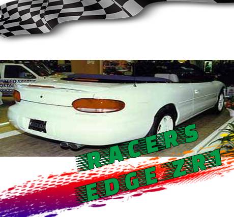 RacersEdgeZR1 2001-2005 Chrysler Sebring 2dr Custom Style ABS Spoilers RE76N2-4