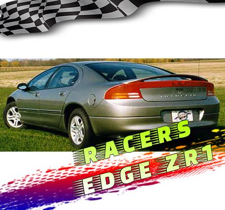 RacersEdgeZR1 1998-2004 Dodge Intrepid Custom Style ABS Spoilers RE73N-2