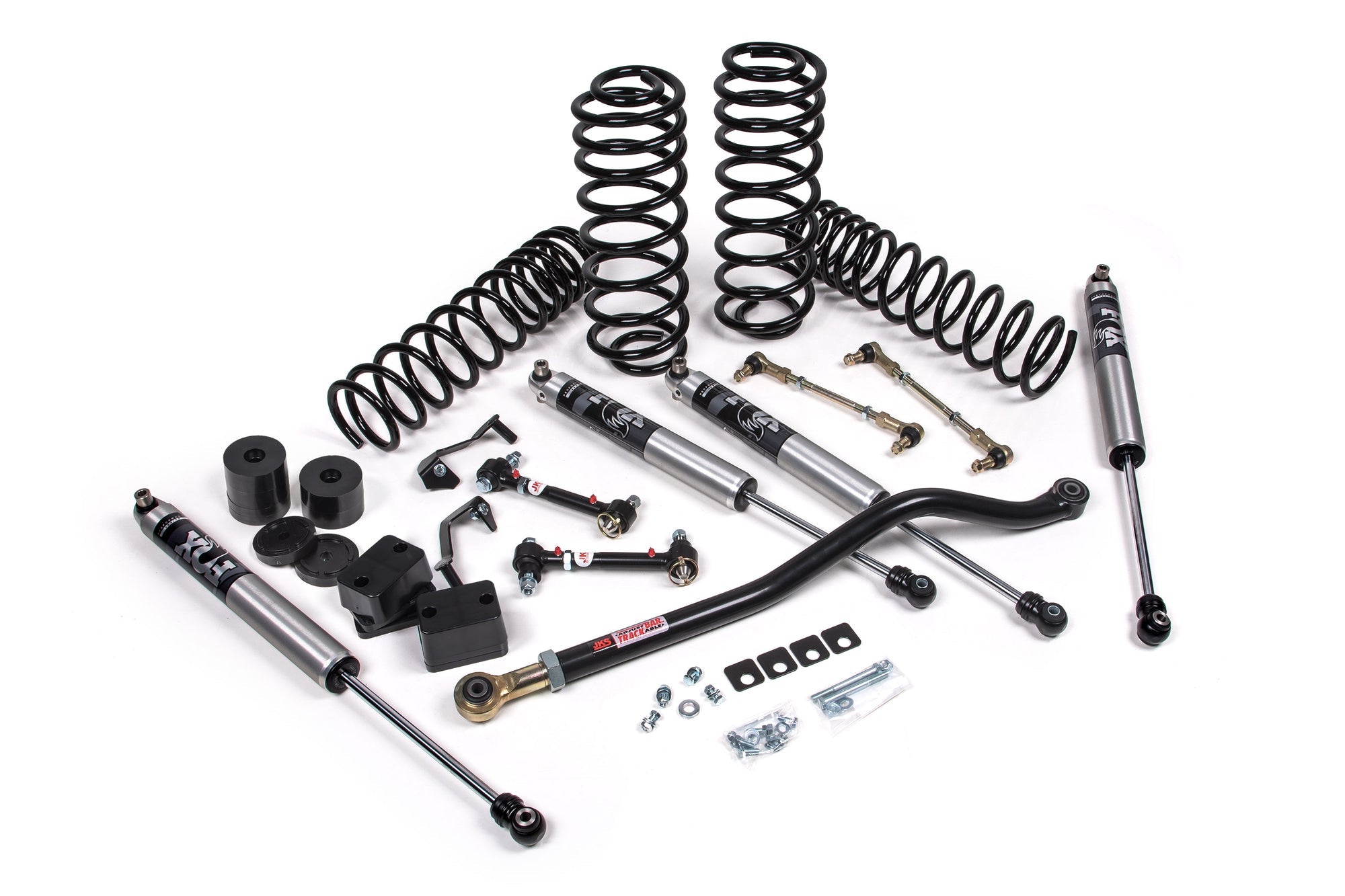JKS 2018-2022 Jeep Wrangler JL 2dr J-Venture 3" Lift Kit With Fox Adventure Series Shocks Standard Rate Coils JSPEC132KFA