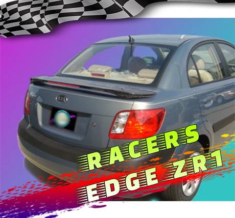 RacersEdgeZR1 2006-2011 Hyundai Accent 4dr Custom Style ABS Spoilers RE162L-9