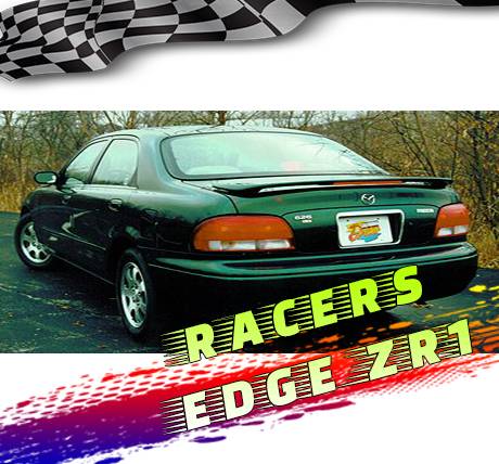 RacersEdgeZR1 1998-2002 Mazda 626 Custom Style ABS Spoilers RE15L2M-14