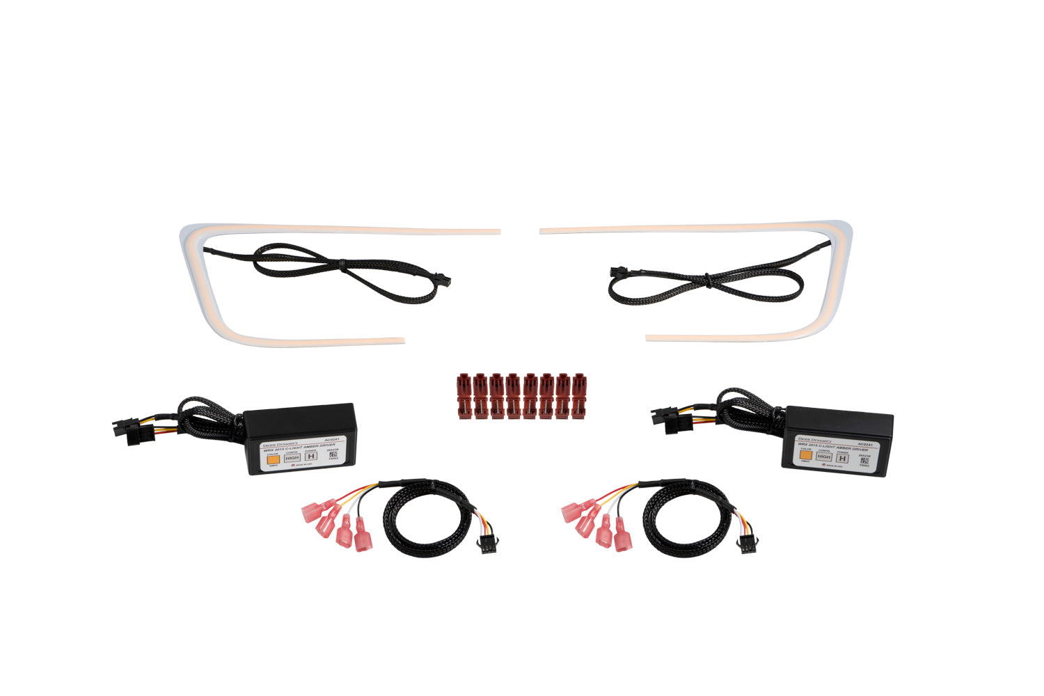 Diode Dynamics 2015-2021 Subaru WRX STI C-Light Amber LED Boards DD2300