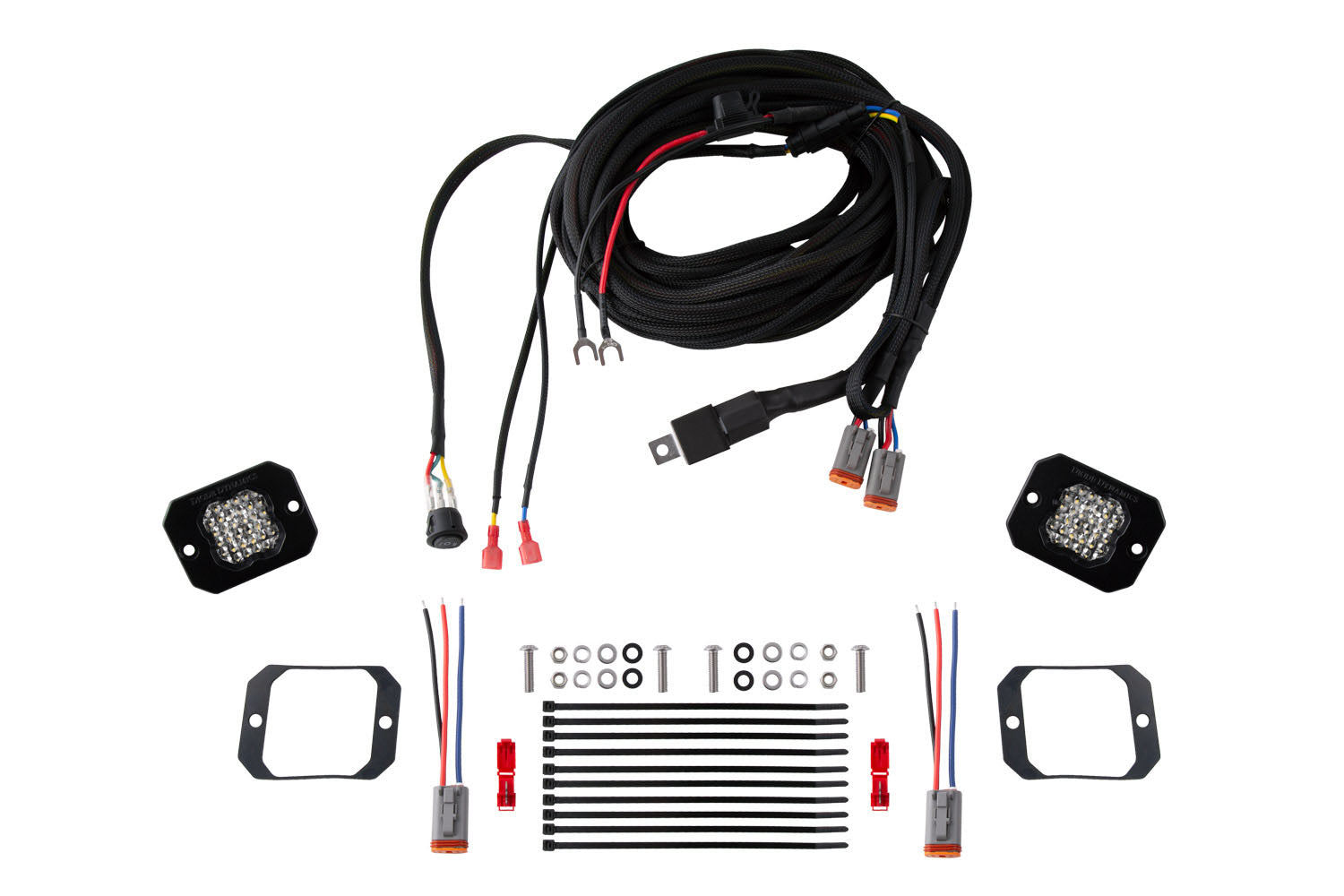 Diode Dynamics Stage Series Flush Mount Reverse C1 Sport Light Kit DD7146