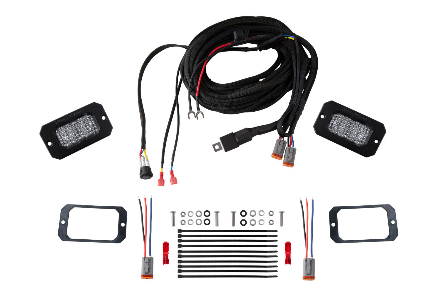 Diode Dynamics Stage Series Flush Mount Reverse C2 Sport Light Kit DD7148