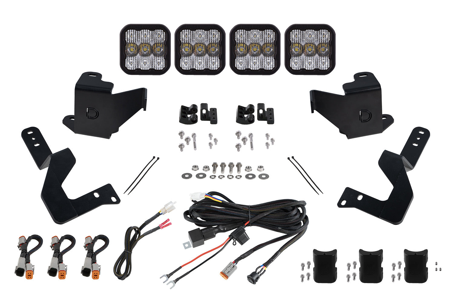Diode Dynamics 2022 Toyota Tundra Sport White Combo SS5 Grille CrossLink Lightbar Kit DD7407
