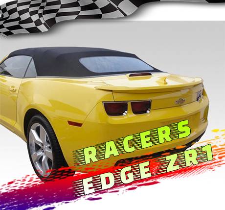 RacersEdgeZR1 2010-2013 Chevrolet Camaro Convertible OE Style ABS Spoilers RE434N-0