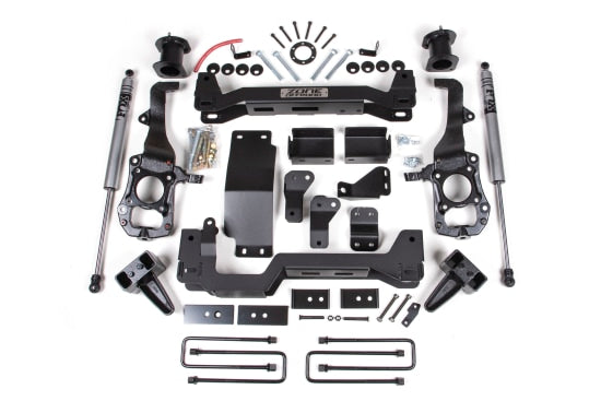 Zone OffRoad 2021-2023 Ford F-150 4WD 6in Front 4in Rear Suspension Lift Kit System No Shocks ZONF98