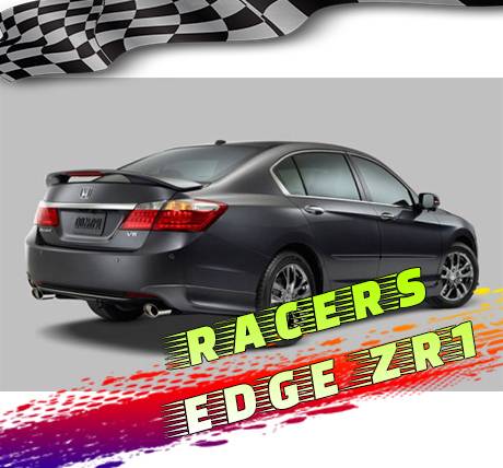 RacersEdgeZR1 2013-2015 Honda Accord 4dr Factory Style ABS Spoilers RE314L-0