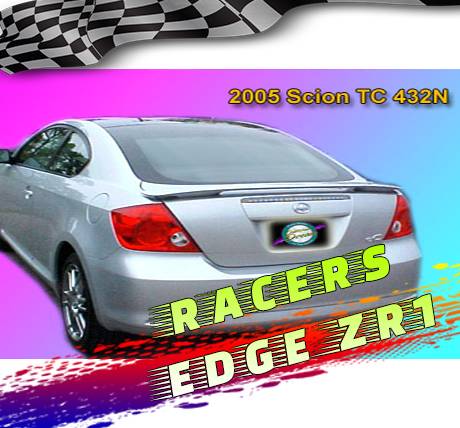 RacerEdgeZR1 2005-2010 Scion TC Custom Style ABS Spoilers RE432N-13