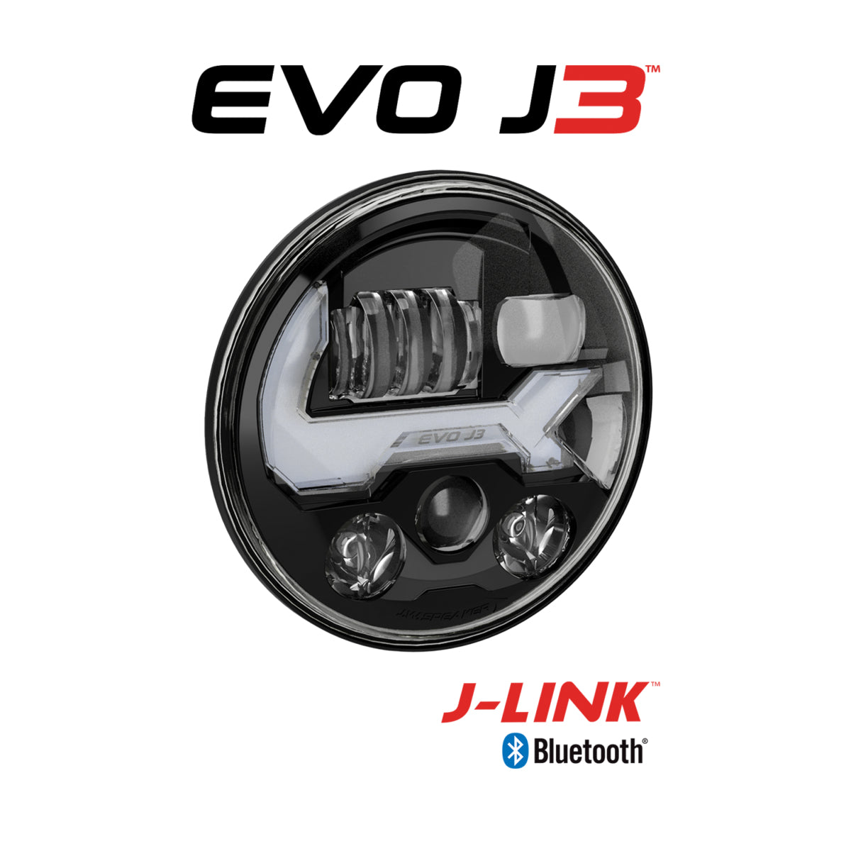 J.W Speaker 2007-2022 Jeep Wrangler JK Wrangler JK Unlimited HEATED Model EVO J3 LED Headlights 557213