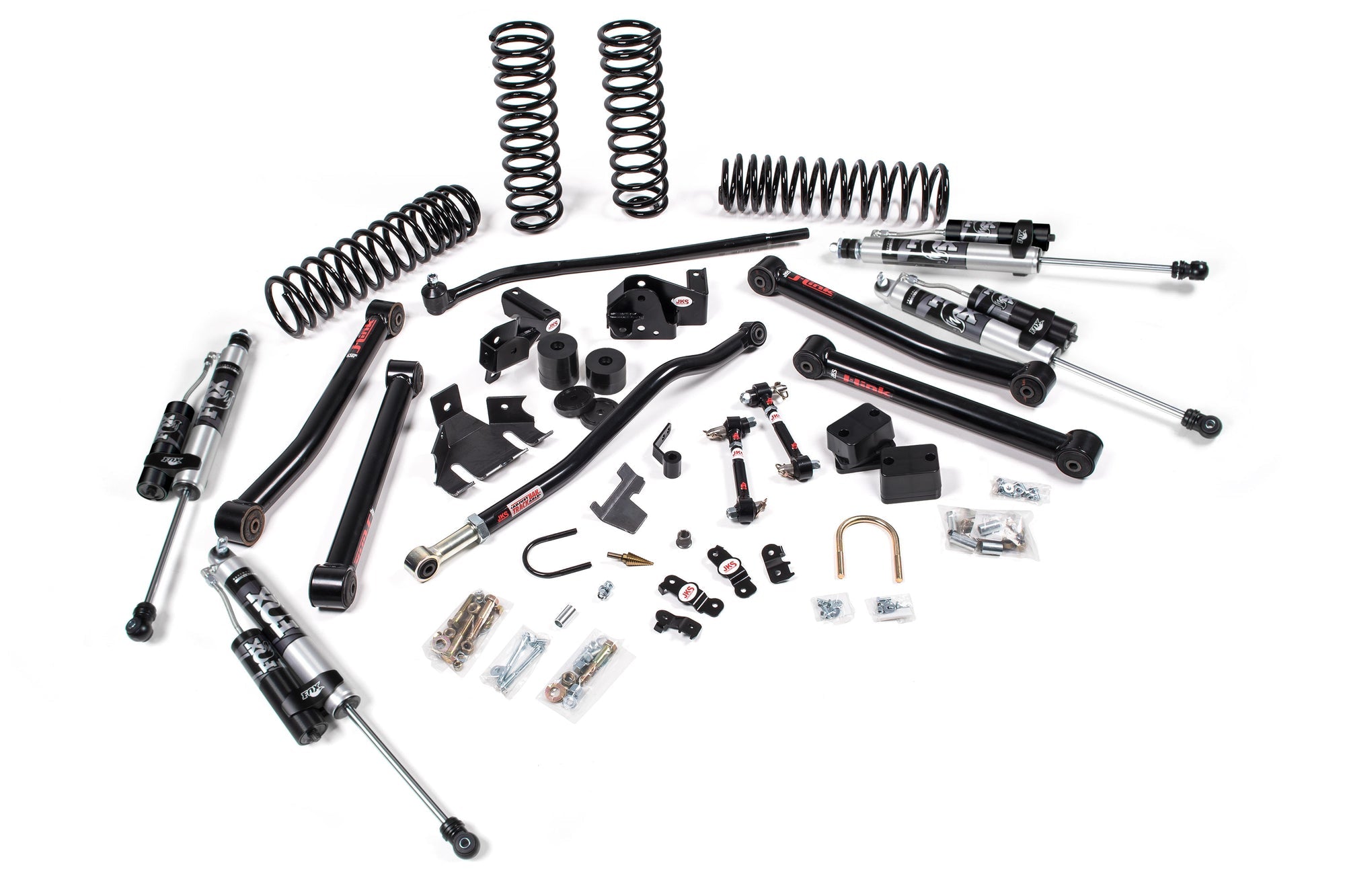 JKS 2012-2018 Jeep Wrangler JK 4dr J-Konnect 3.5" Lift Kit With Fox 2.0 Performance Series Shocks JSPEC113KFP