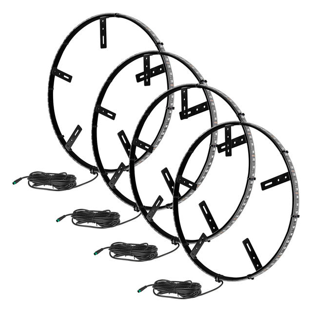 Oracle Lighting ColorSHIFT RGB+W LED Illuminated Wheel Rings 4215-339