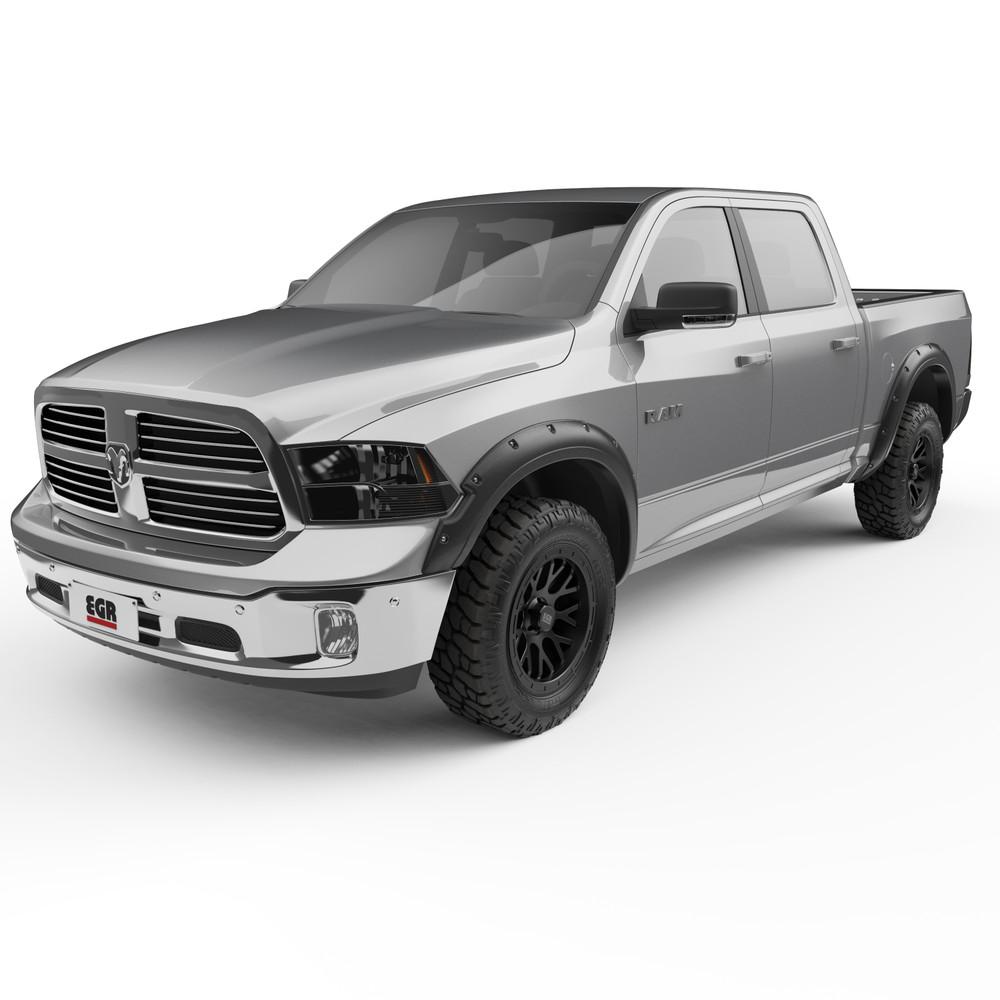 EGR 2009-2024 Dodge Ram 1500 4 Door Extended Cab Crew Cab 2 Door Standard Cab Pickup Ram 1500 Classic Set Of 4 Baseline Bolt-style Fender Flares BLF1015