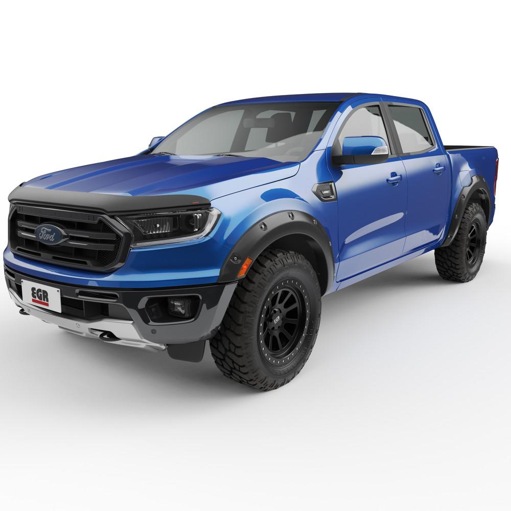 EGR 2019-2023 Ford Ranger 4Door Extended Crew Cab Pickup XL XLT Lariat Baseline Bolt-style Fender Flares Set Of 4 BLF1007