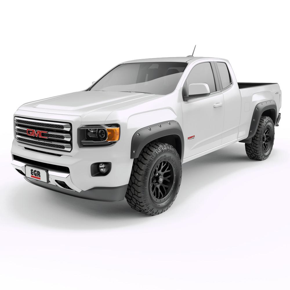 EGR 2015-2022 GMC Canyon 4 Door Extended Cab Crew Cab Pickup Bolt-on Look Fender Flares 791634