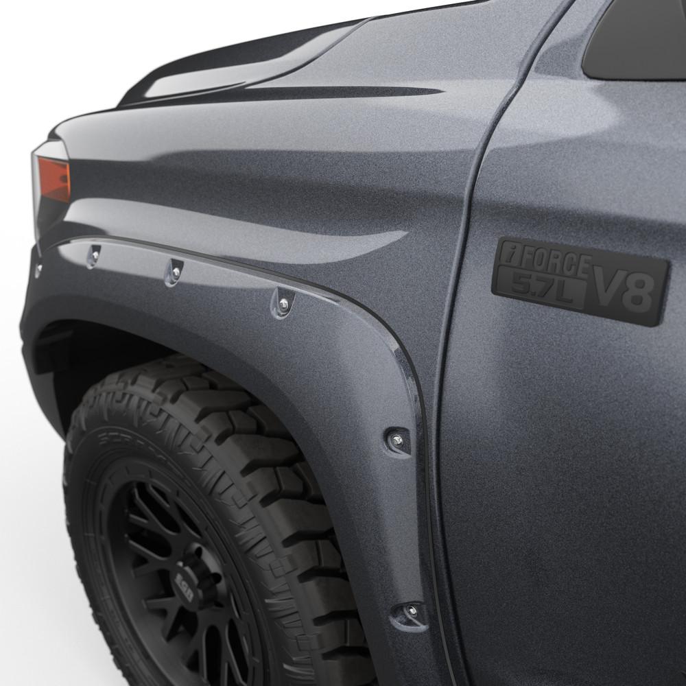 EGR 2014-2021 Toyota Tundra 4 Door Extended Cab Crew Cab 2 Door Standard Cab Pickup Bolt-on Look Fender Flares Painted Magnetic Gray 795494-1G3