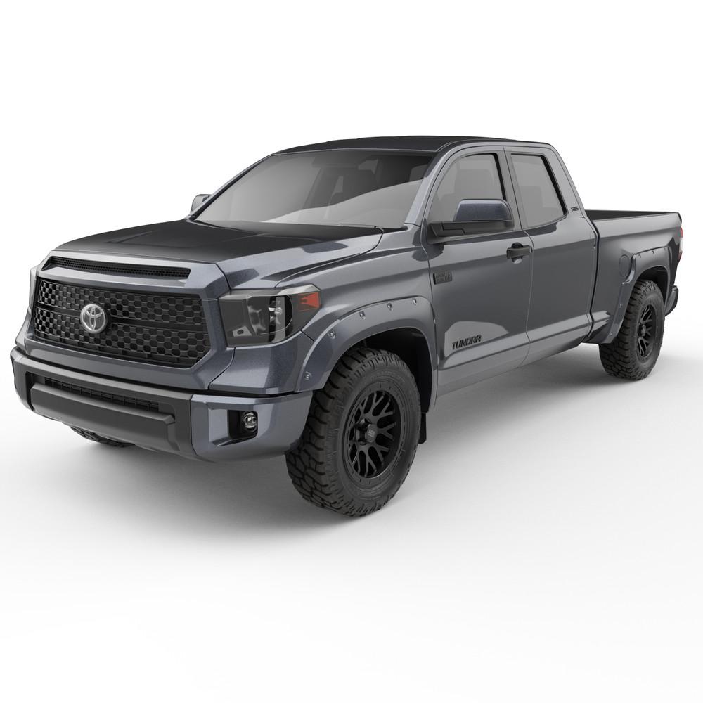 EGR 2014-2021 Toyota Tundra 4 Door Extended Cab Crew Cab 2 Door Standard Cab Pickup Bolt-on Look Fender Flares Painted Magnetic Gray 795494-1G3