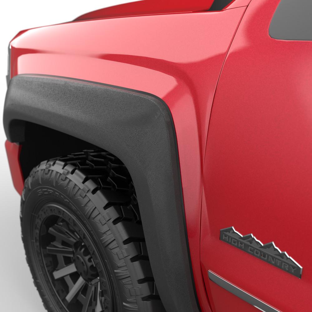 EGR 2014-2019 Chevrolet Silverado 1500 Silverado 2500 3500 HD 4Dr Crew Extended Cab 2Dr Standard Cab Pickup Baseline Standard Style Fender Flares Set Of 4 BLF2009