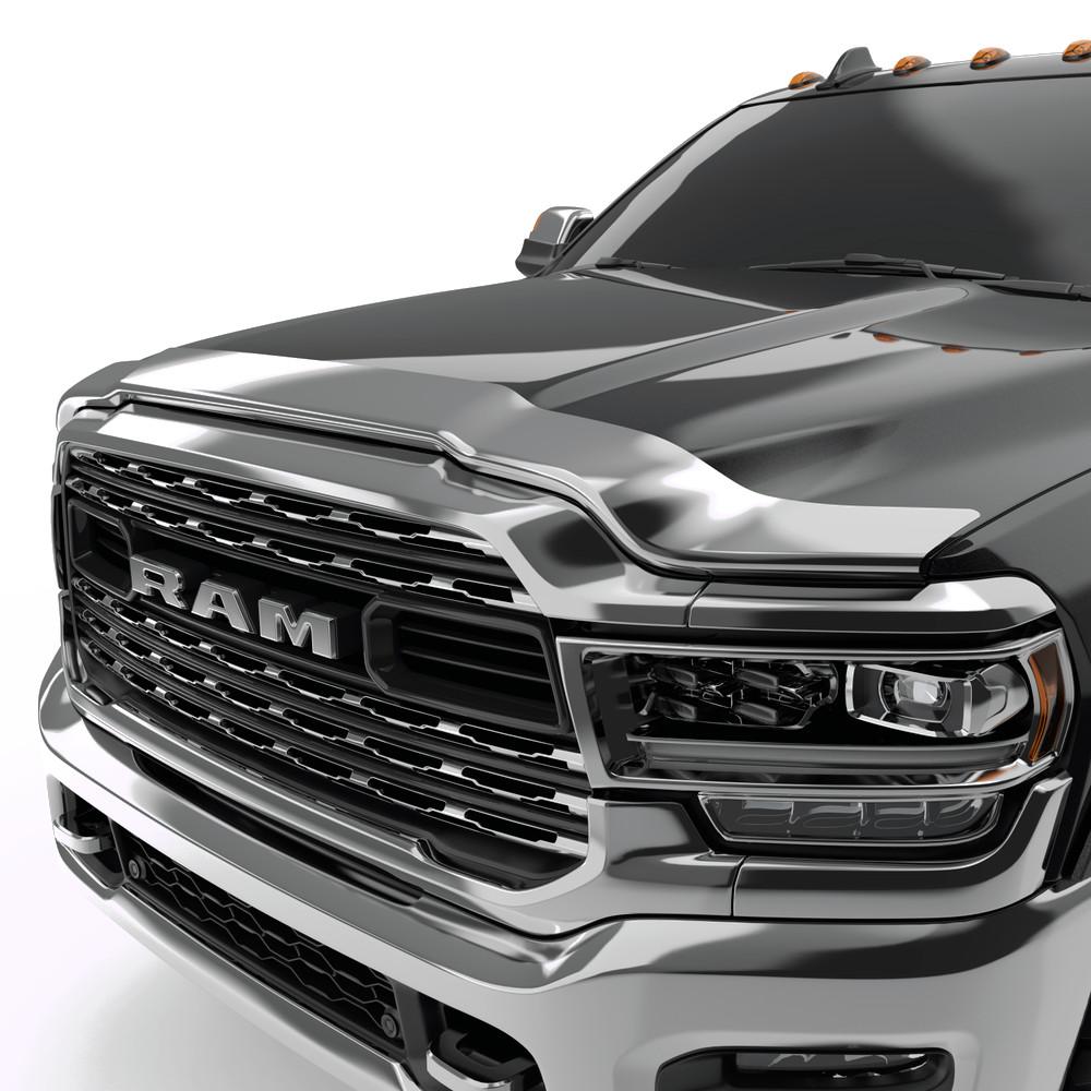 EGR 2019-2023 Dodge Ram 2500 Ram 3500 Superguard Hood Guard Chrome Finish 302864