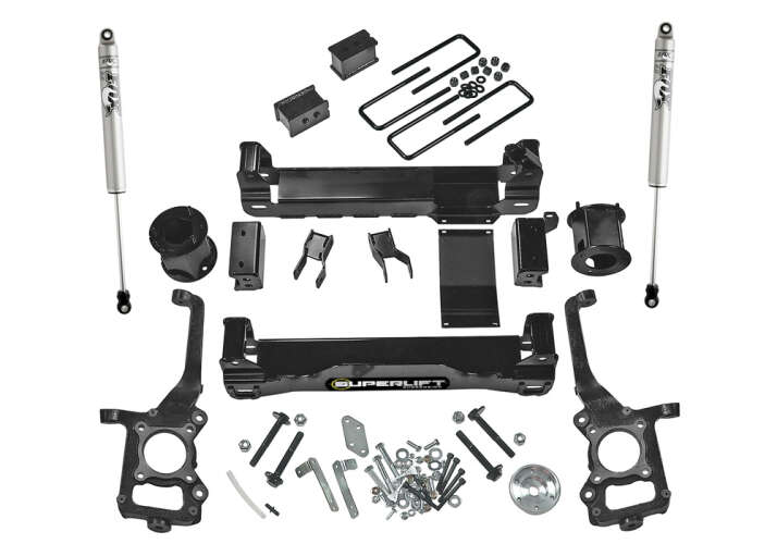 SUPERLIFT 2009-2014 Ford F-150 4WD Fox 2.0 Series Shocks 6 inch Lift Kit With Free Boot Protectors K179F/86040X2