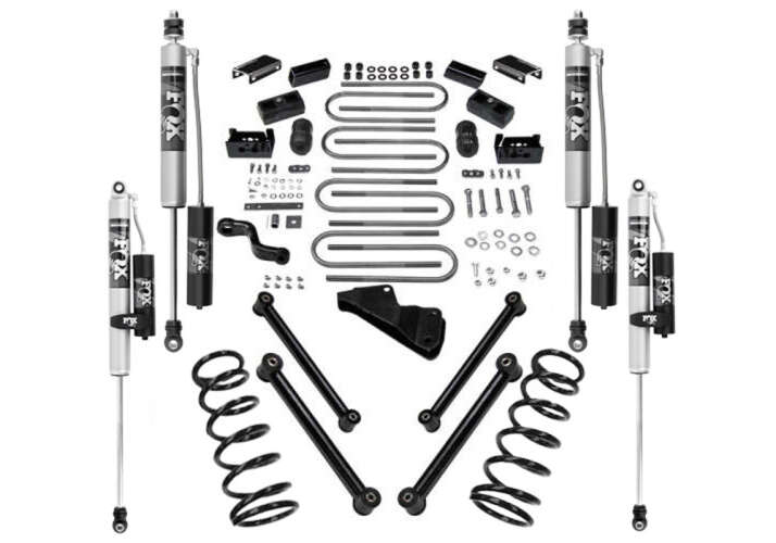 Superlift 2000-2002 Dodge Ram 2500 3500 4WD DIESEL 5in Suspension Lift Kit With Fox 2.0 Shocks K336FX/86040X4