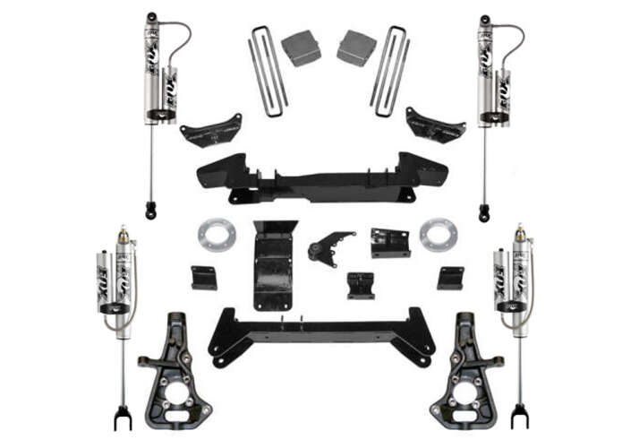 Superlift 4WD Knuckle Style 6in Suspension Lift Kit With Fox 2.0 Shocks K860FX/86040X4