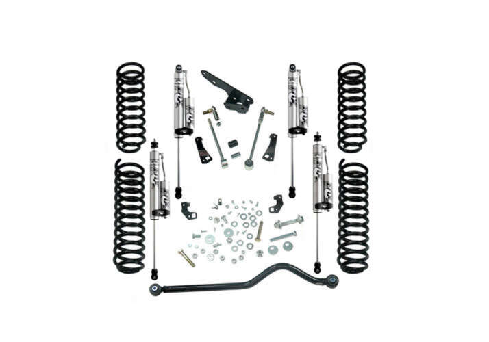 Superlift 2007-2017 Jeep Wrangler 2018 Jeep Wrangler JK 4WD 2 Door 4in Suspension Lift Kit With Fox 2.0 Shocks Without Reflex Control Arms K905FX/86040X4
