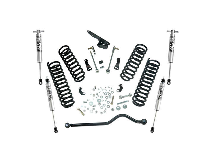 SUPERLIFT 2007-2018 Jeep Wrangler JK 4 Door FOX Shocks 4 inch Lift Kit With Free Boot Protectors K941F/86040X4