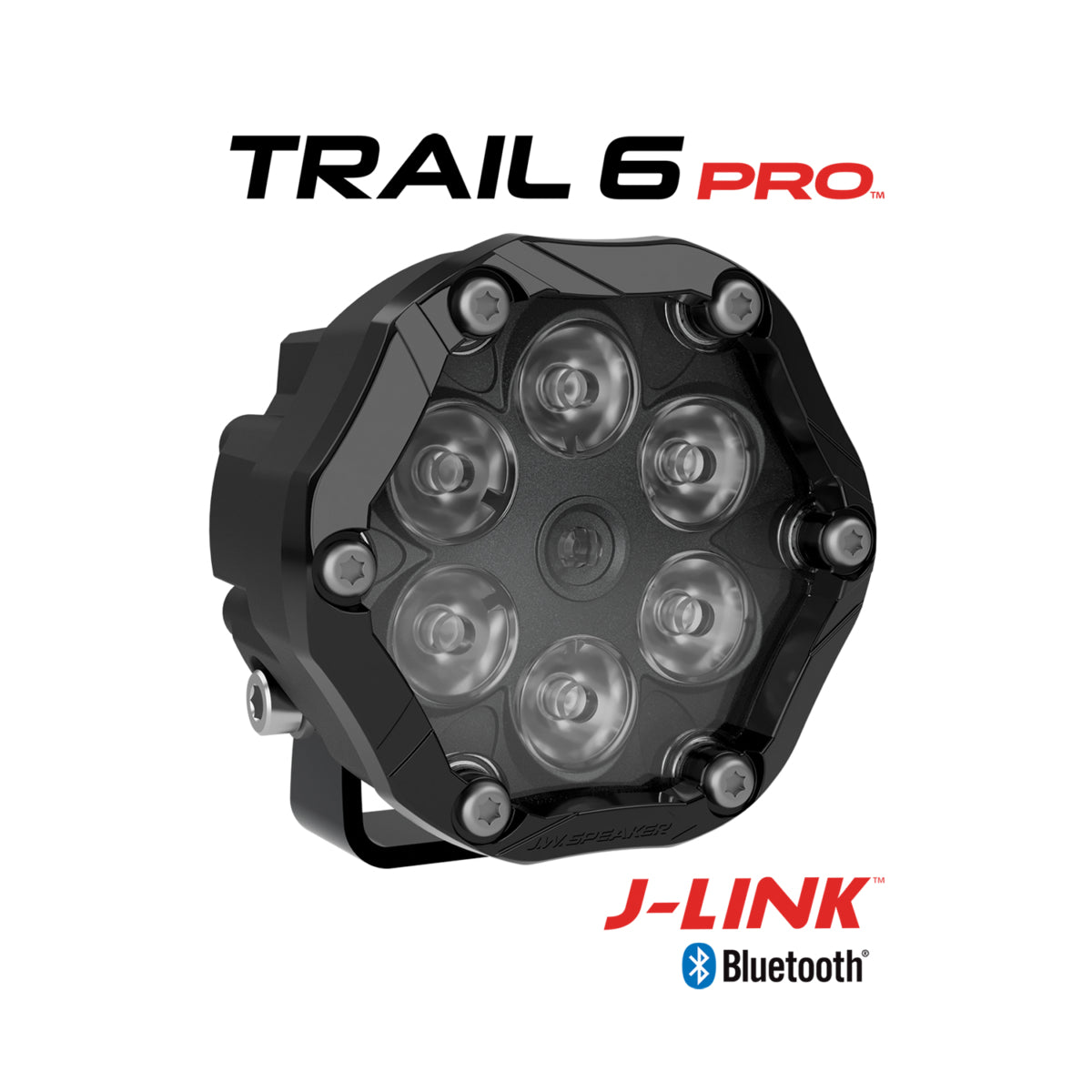 J.W Speaker Round LED Model Trail 6 Pro Off Road Lights 555373