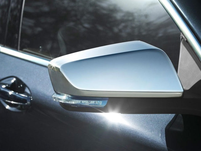 QAA 2014-2020 Chevrolet Impala 4dr Sedan Does not fit the Limited 2 piece Chrome Plated ABS plastic Mirror Cover Set Snap on replacement set MC54135