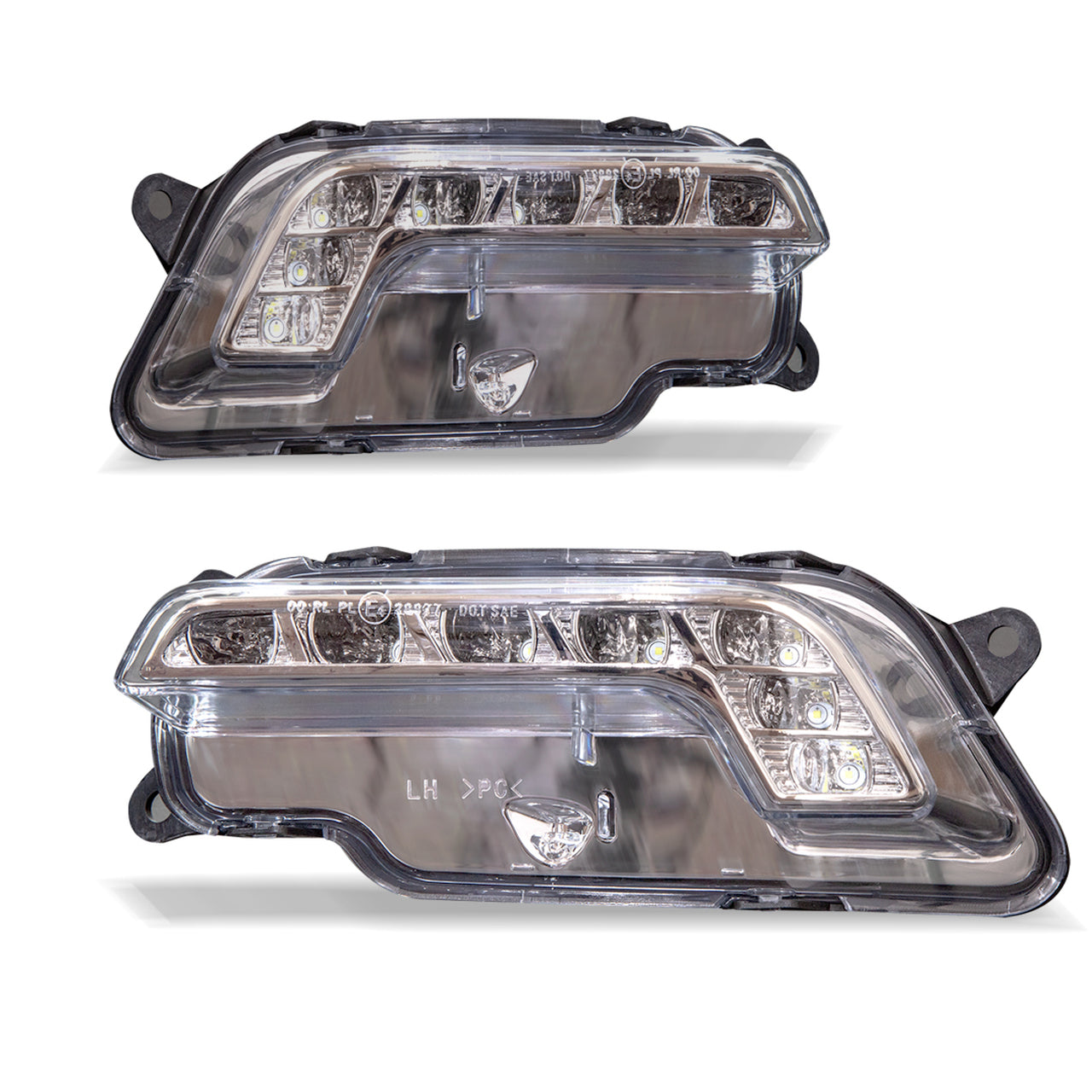 Winjet 2011-2013 Mercedes Benz E-Class W212 S212 E-Class Coupe C207 A207 Day Time Running Light Clear WJ40-0571-09