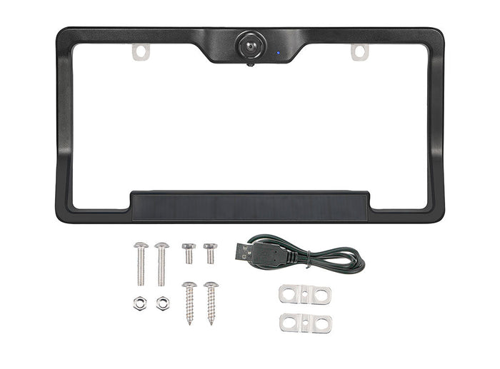 License Plate Frame Types Solar Backup Camera TYPE S Solar Powered