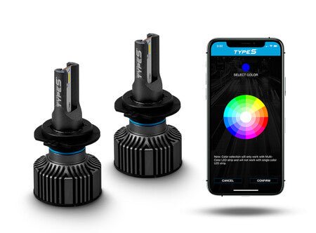 Type S H7 LED Fog Light Replacement Bulb Set of 2 Smart Single Beam LM533076-1