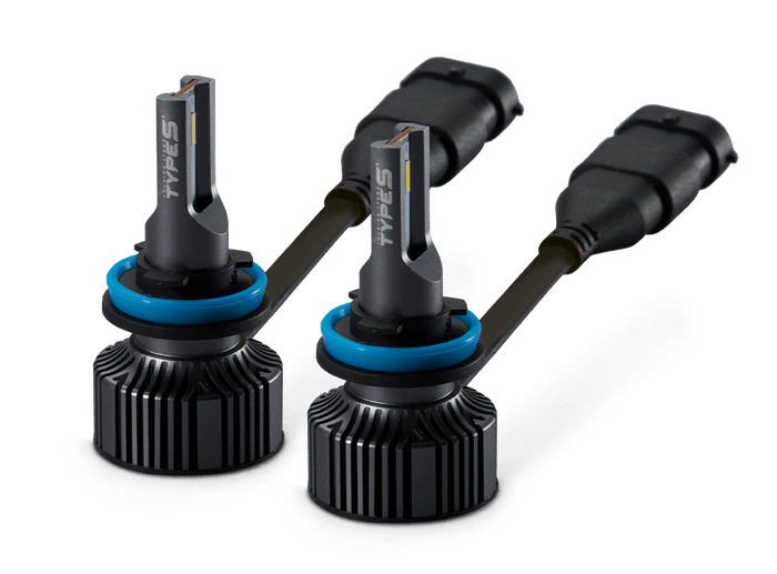 Type S H8 H9 H11 H16 LED Fog Light Replacement Bulb Set of 2 Smart Single Beam LM533075-1