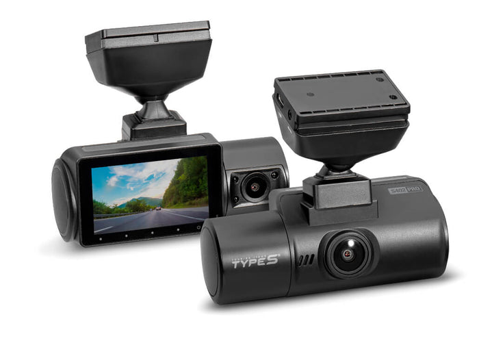 Type S S402 Pro Ultra HD 4K Dual View Dashcam with 2K Cabin View Cam BT532871-1