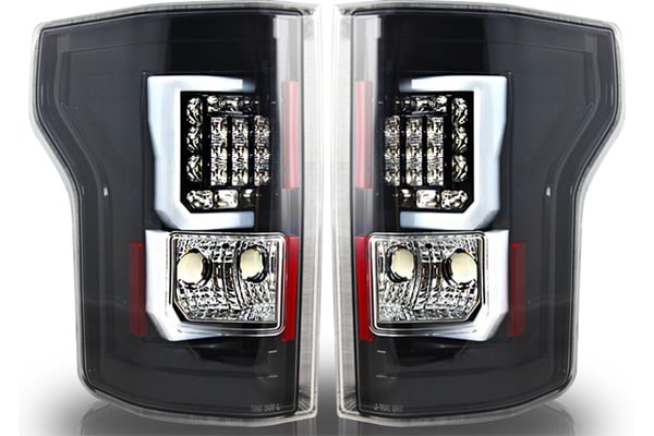 Winjet 2002-2006 Dodge Ram 1500 2003-2006 Ram 2500 3500 Chrome Red Tail Light Set LED Lights CTWJ-0707-CR-SQ