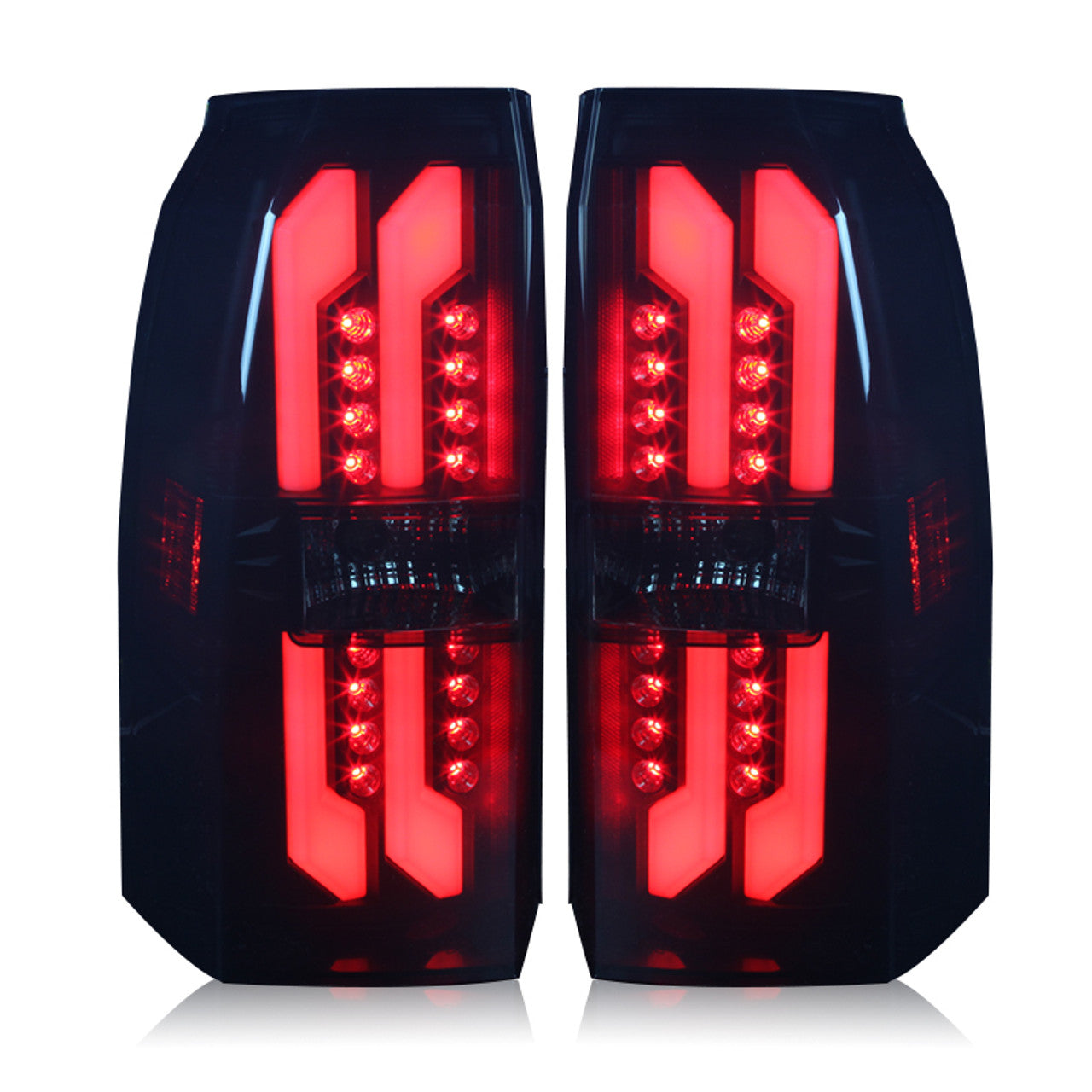 Winjet 2015-2017 Chevrolet Tahoe Suburban LED Tail Lights Black Smoke CTWJ-0437-BS