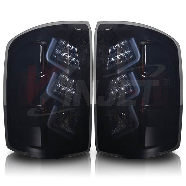 Winjet 2014-2018 GMC Sierra 1500 2015-2019 GMC Sierra 2500 3500 LED Tail Light Black Smoke CTWJ-0439-BS