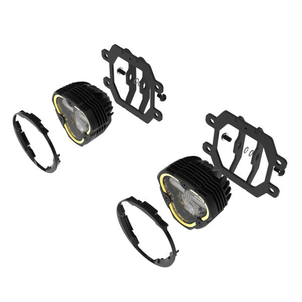 KC Hilites 2013-2024 Subaru Crosstrek 2014-2024 Forester FLEX ERA 3 Dual Mode SAE Fog Lights 2-Light Master Kit 97150